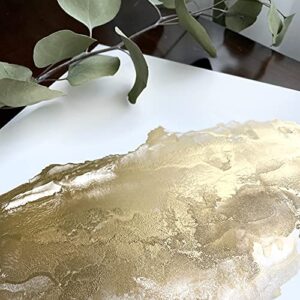 Silver and Gold Alcohol Ink for Resin - Metallic Alcohol Ink Silver and Gold Colors 4-Ounce for Epoxy Resin, Tumblers, Resin Art, Alcohol Ink Paper, 3 Pixiss Needle Tip Applicator Bottles and Funnel