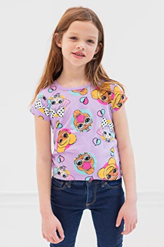 L.O.L. Surprise! Little Girls 3 Pack Ruffle Graphic T-Shirt 5