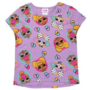 L.O.L. Surprise! Little Girls 3 Pack Ruffle Graphic T-Shirt 5