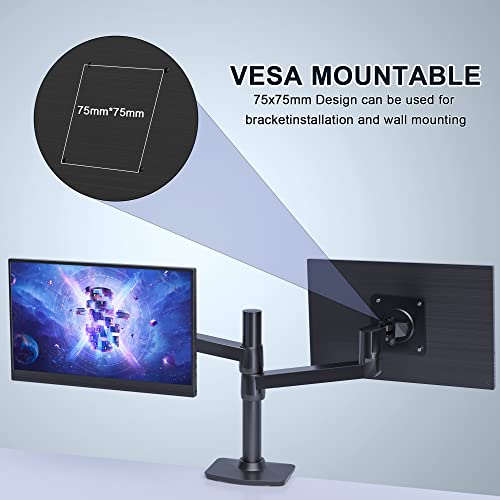 ZSCMALLS Portable Monitor 17.3 Inch 144Hz 1080P FHD Gaming Monitor USB-C HDMI Computer Display HDR IPS Laptop Screen Extender with Smart Cover/Speakers for Laptop PC Mac Phone PS3 4/5 Xbox Switch