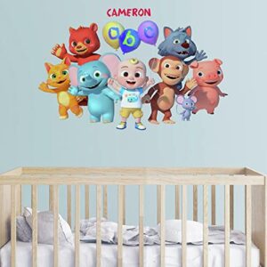 RoomMates RMK4959GM Cocomelon Giant Peel and Stick Wall Decals with Alphabet