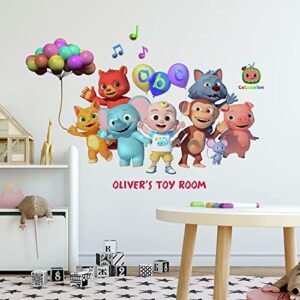 RoomMates RMK4959GM Cocomelon Giant Peel and Stick Wall Decals with Alphabet