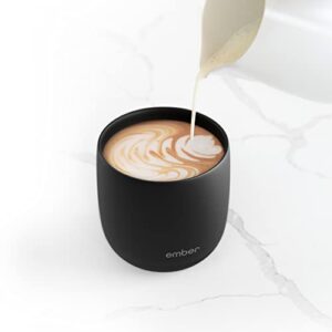Ember Temperature Control Smart Cup, 6 oz, App-Controlled Heated Coffee Cup, Espresso Mug with 90 Min Battery Life, Black
