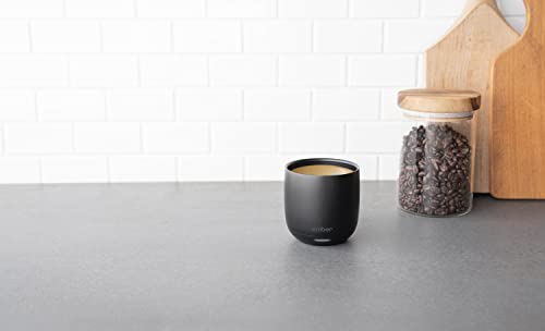 Ember Temperature Control Smart Cup, 6 oz, App-Controlled Heated Coffee Cup, Espresso Mug with 90 Min Battery Life, Black