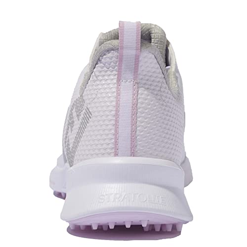 FootJoy Women's FJ Fuel Golf Shoe, White/White/Pink, 8