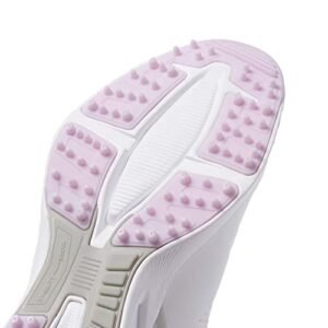 FootJoy Women's FJ Fuel Golf Shoe, White/White/Pink, 8