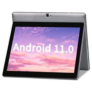 tablet, android 11 tablet, haovm mediapad s30 10.1 inch android tablet, quad-core 1.6ghz processor, 1920x1200 ips fhd display, 3gb ram, 512gb expandable, 13mp camera, 5.0 wifi, 6000mah battery, type-c