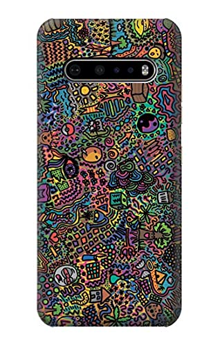 R3815 Psychedelic Art Case Cover for LG V60 ThinQ 5G