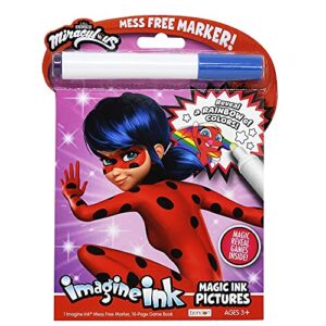 bendon miraculous imagine ink magic ink pictures and game book with mess free marker