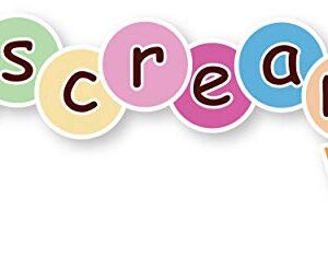 iscream Care Bears Rainbow Puffy Glitter Accent 10-Piece Sticker Sheet