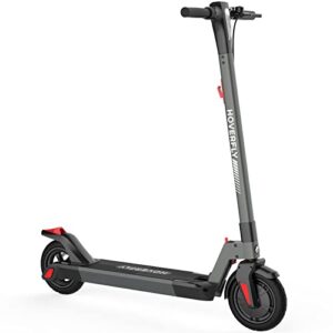 hoverfly f1 electric scooter, 8.5" pneumatic tire, max 15 mile & 15.5 mph by 300w motor, 2 speed gear and safe headlight and taillight,aluminum alloy frame & cruise control,foldable escooter for adult