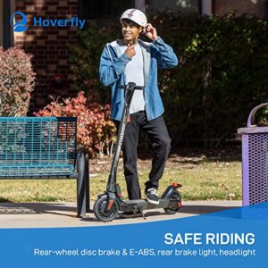 Hoverfly F1 Electric Scooter, 8.5" Pneumatic Tire, Max 15 Mile & 15.5 Mph by 300w Motor, 2 Speed Gear and Safe Headlight and Taillight,Aluminum Alloy Frame & Cruise Control,Foldable Escooter for Adult
