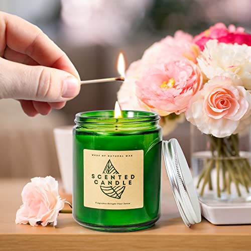 Candles for Home Scented Rose Berries, Scented Candles Mothers Day Gifts for Her Women, Natural Soy Wax Candles for Aromatherapy, Decorative, Stress Relief, Wedding Favour Candle Gifts For Women Decor