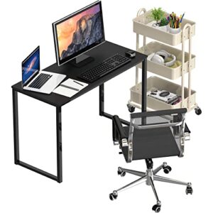 SHW Home Office 32-Inch Computer Desk, Black