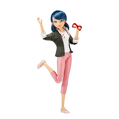 Miraculous Cat Ladybug Superhero Secret Marinette with Ladybug Fashion Outfit by Playmates Toys