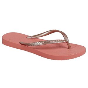 women's summer flip-flops beach everyday slippers sandals shoes coral (5, numeric_5)
