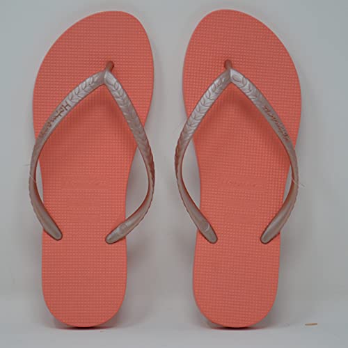 Women's Summer Flip-flops Beach Everyday Slippers Sandals Shoes Coral (5, numeric_5)