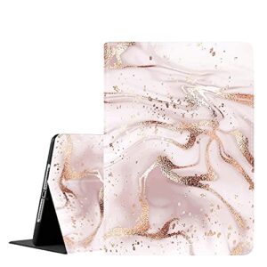case for new ipad mini 6 2021 (6th generation), multi-angle view adjustable stand auto wake/slee for ipad mini 6th gen 8.3 inch,pink marble art