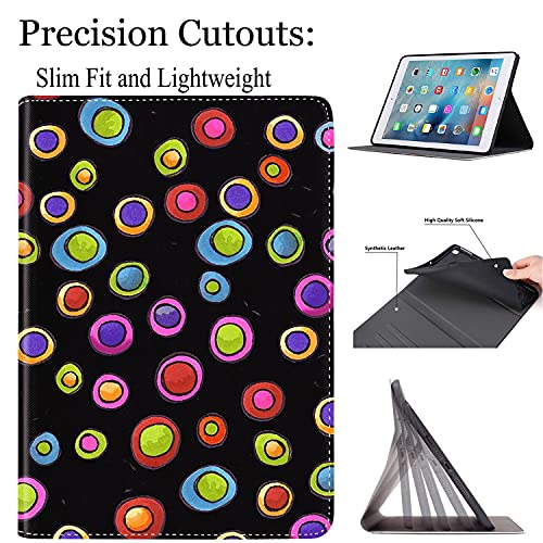 Case for New iPad Mini 6 2021 (6th Generation), Multi-Angle View Adjustable Stand Auto Wake/Slee for iPad Mini 6th Gen 8.3 Inch ,Cute Custom Pattern, Macaron