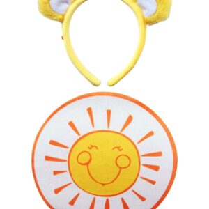 Care Bears Funshine Bear Headband Ears and Patch Kit Standard