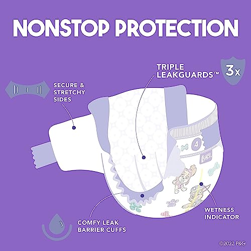 Luvs Pro Level Leak Protection Diapers Size 3 234 Count Economy Pack, Packaging May Vary