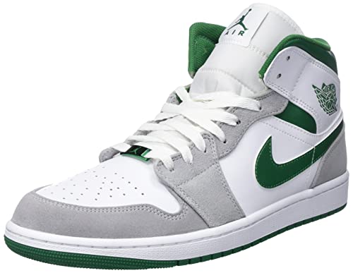 Jordan Mens Air 1 MID SE DC7294 103 Grey/Pine Green/White - Size 9.5