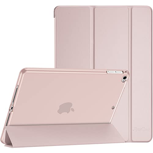 ProCase iPad 9.7 Inch Case iPad 6th 5th Generation Cases, iPad Air 2, iPad Air Case, Slim Soft TPU Cover Stand Smart Case for iPad 9.7 2018 2017 Model iPad Air 2 Air 1 -Pink