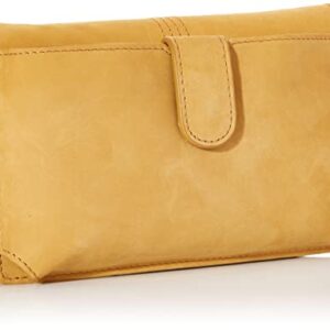 Timberland womens Wallet Purse RFID Leather Crossbody Bag, Wheat (Nubuck), One Size US