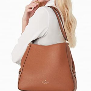 Kate Spade Leila Medium Triple Compartment Shoulder Bag (Warm Gingerbread)