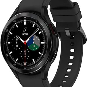Samsung Galaxy Watch 4 Classic 42mm Smartwatch with ECG Monitor Tracker for Health Fitness Running Sleep Cycles GPS Fall Detection Bluetooth US Version, Black (Renewed)