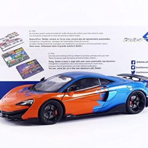 Solido S1804503 1:18 McLaren 600LT F1 Team Tribute Livery 2019 Collectible Miniature car, Multi