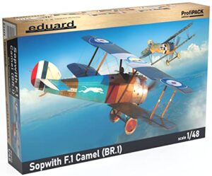 eduard edu82171 1/48 profile pack british air force soppy f.1 camel, br.1 engine, plastic model