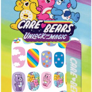 iscream Care Bears Fun Cheery Print Nail Stickers and File Kit