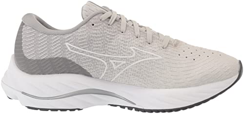 Mizuno Women's Wave Rider 26 SSW | Neutral Running Shoe | SSW - Oyster /White | US 8.5