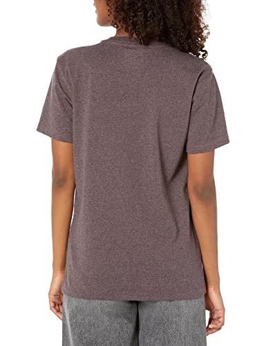 Carhartt womens T-shirt WK87 Workwear Pocket Short Sleeve T Shirt Regular Sizes , Blackberry Heather, XX-Large US