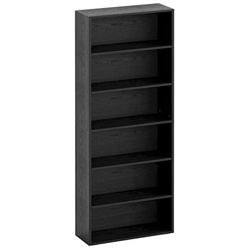 IRONCK Bookshelves and Bookcases Floor Standing 6 Tier Display Storage Shelves 70in Tall Bookcase Home Decor Furniture for Home Office, Living Room, Bed Room