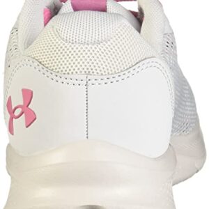 Under Armour Women's Shadow --Running Shoe, (104) Halo Gray/Halo Gray/Pace Pink, 8.5