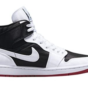 Jordan Womens WMNS Air 1 Mid SE UTL DD9338 016 White/Black/Gym Red - Size 11W