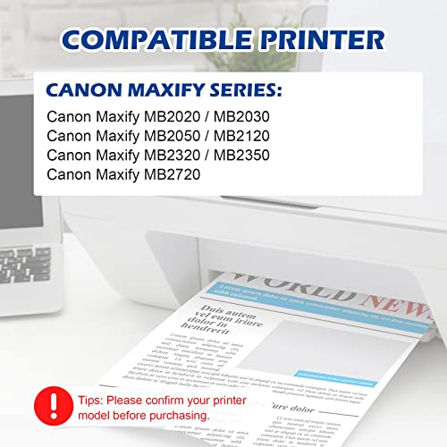 DOUBLE D Maxify 1200 Ink Cartridges Compatible for Canon PGI-1200XL PGI 1200 XL Pigment, High Yield Work with Maxify MB2720 MB2050 MB2350 MB2320 MB2020 MB2120 (4BK,2C,2M,2Y) 10 Pack