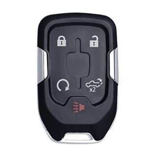 key fob replacement compatible for chevy silverado 1500 2500 3500 gmc sierra truck 2019 2020 proximity smart keyless entry remote control 13529632 13591396 hyq1ea 13508398