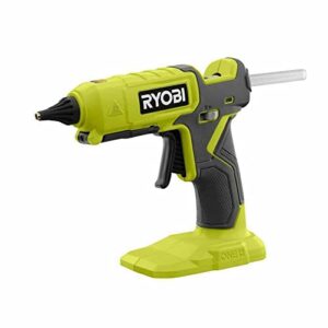 ryobi one+ 18v cordless dual temperature glue gun (tool only) with tips