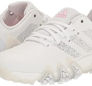 adidas Women's W CODECHAOS 22 Golf Shoe, FTWR White/Silver Met./Clear Pink, 8