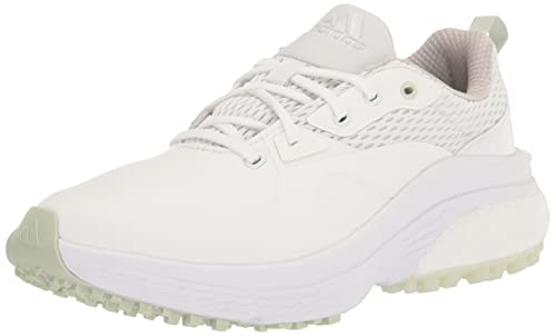 adidas Women's W SOLARMOTION Golf Shoe, FTWR White/Silver Met./Linen Green, 9.5