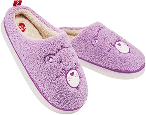 YUNGPRIME Care Bears House Slippers Cozy Slip on Fluffy Scuff Shoes for women and men