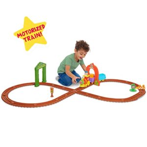 CoComelon All Aboard Musical Train, Officially Licensed Kids Toys for Ages 18 Month, Gifts and Presents by Just Play, Amazon Exclusive