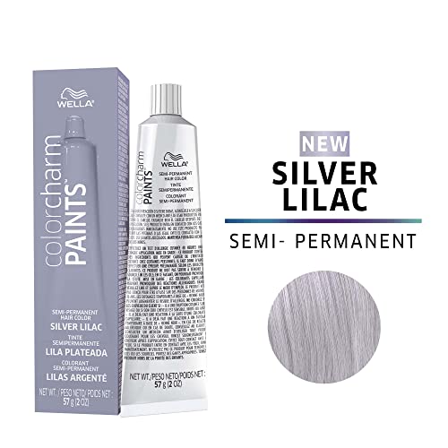 WELLA Color Charm Paints Semi-Permanent Hair Dye for Temporary Hair Color, Intermixable Shades, Silver Lilac