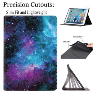 iPad Mini 6 Case, iPad Mini 2021 6th Generation Case Auto Sleep/Wake Multi-Angle Stand for iPad Mini 6th Gen 8.3 Inch , Galaxy