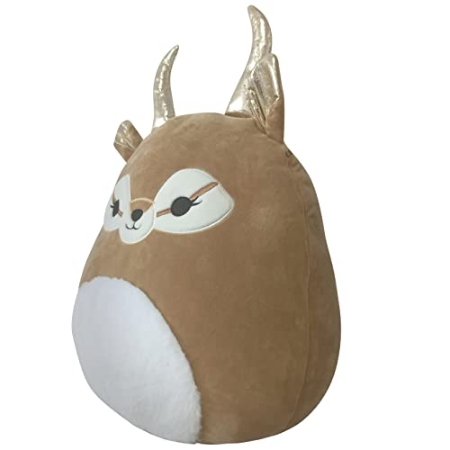 Squishmallows Original 14-Inch Kieli Tan Antelope with Cream Belly - Large Ultrasoft Official Jazwares Plush