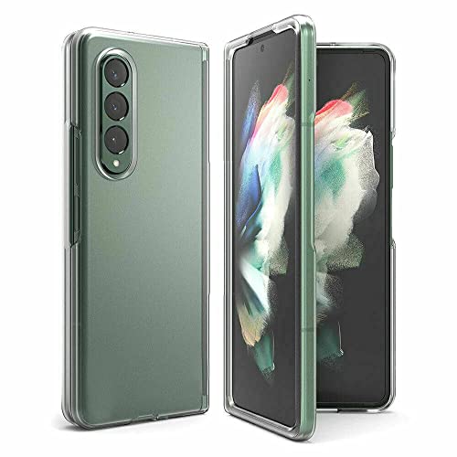 EAXER for Samsung Galaxy Z Fold 3 5G Transparent Hard PC Shockproof Phone Case Cover Non-Yellowing, Hard PC Slim Cases Cover for Samsung Z Fold3 5G, Crystal Clear