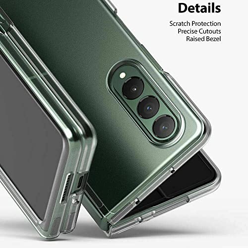 EAXER for Samsung Galaxy Z Fold 3 5G Transparent Hard PC Shockproof Phone Case Cover Non-Yellowing, Hard PC Slim Cases Cover for Samsung Z Fold3 5G, Crystal Clear